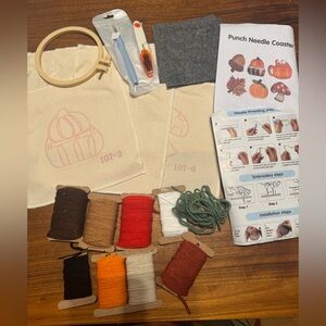 Punch Needle Coaster Kit
